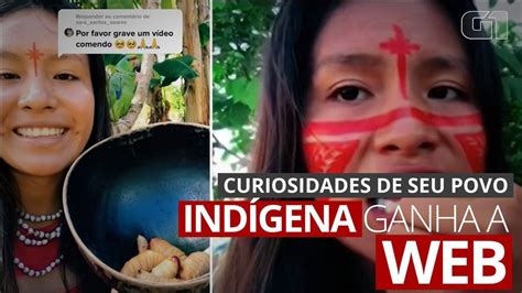 Garota Indígena Do Am Viraliza No Tiktok Ao Mostrar Rotina Na Aldeia
