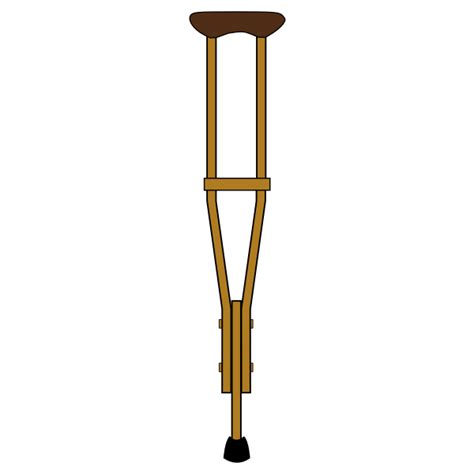 Wooden Crutch Free Svg