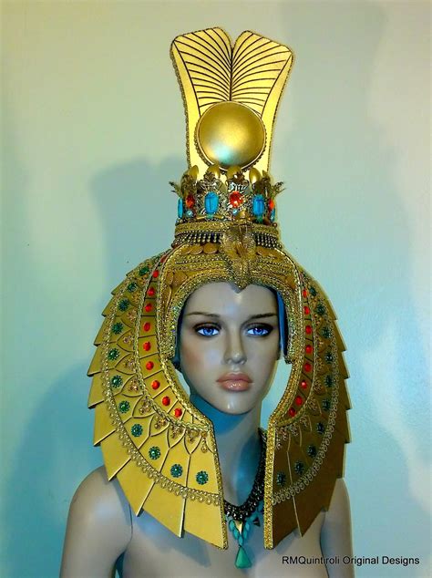 Cleopatra Headdress Made To Order Halloween Costume Etsy