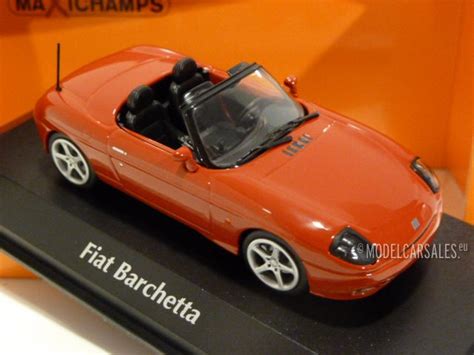 Fiat Barchetta Red 143 940121930 Minichamps Diecast Model Car Scale