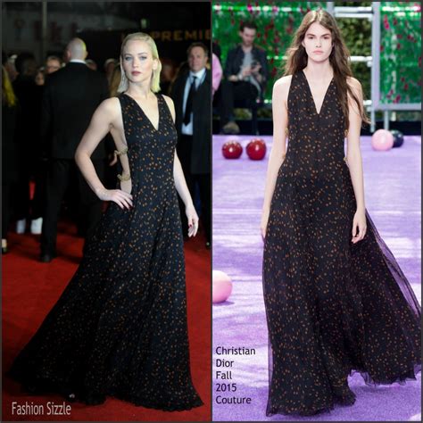 Jennifer Lawrence In Christian Dior Couture At ‘the Hunger Games