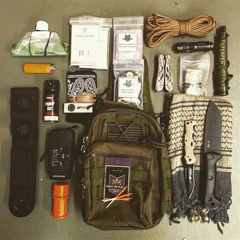 Vehicle Bug Out Bag Utilizing Our Tactical Sling Bag Costs Little