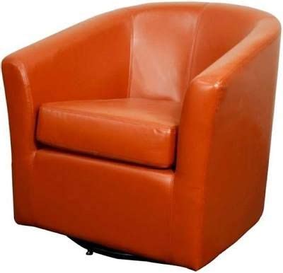 From the opulent roman feel of a chaise chair to the style and comfort of a swivel recliner chair, amart furniture has a stunning selection of accent chairs that is sure to impress. orange leather swivel chairs | Leather accent chair ...