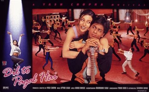Shahrukh Khan And Karisma Kapoor Dil To Pagal Hai 1997 Shahrukh