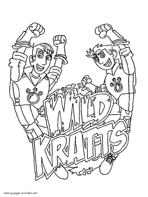 Wild Kratts Colouring Pages Wild Kratts Birthday Party Wild Kratts
