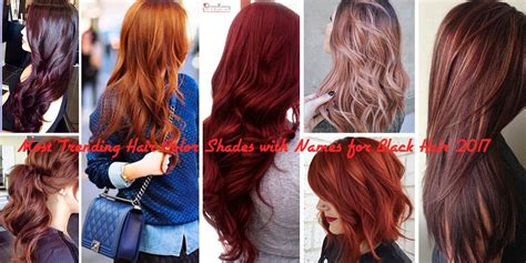 Level 1 is black, and as the number gets higher, the color all other numbers represent the hair color shades that fall in between. Most Trending Hair Color Shades with Names for Black Hair 2017