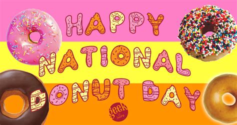 Happy National Donut Day Geek And Sundry