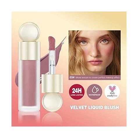 Ofanyia 3pcs Liquid Blush Soft Cream Face Blush Moisturizing Ligh