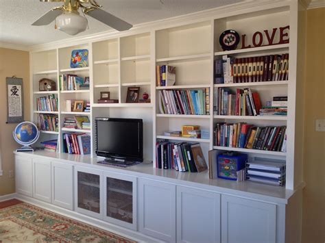 Handmade Built In Bookcase By Cristofir Bradley Cabinetry