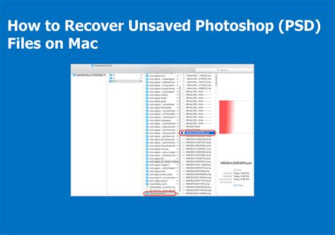 Ways To Recover Deleted Unsaved Or Corrupted Photoshop Psd Files On Mac Easeus