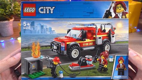 Pure Build Lego Fire Chief Response Truck 60231 In Real Time Youtube