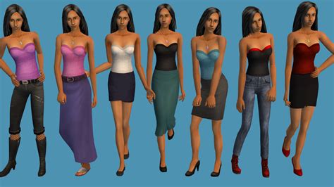 Mod The Sims Bella Goths Dress Default Replacement