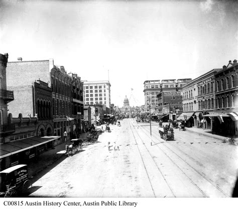 Congress Avenue Looking North The Portal To Texas History