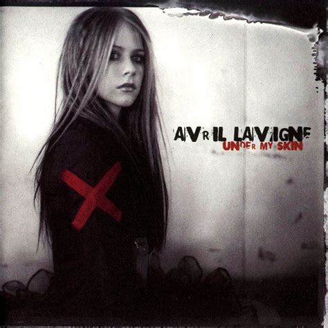 Carátula Frontal de Avril Lavigne Under My Skin Edicion Reino Unido Portada