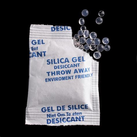 Bag Of Silica Gel Desiccant Photograph By Science Photo Library