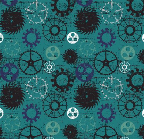 Steampunk Pattern By Roxanne Proulx From My Illustrator For Lunch