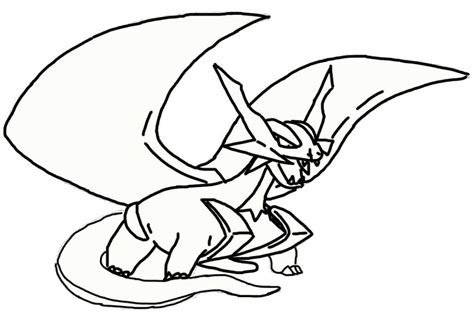 Pokemon Salamence Colouring Pages Sketch Coloring Page