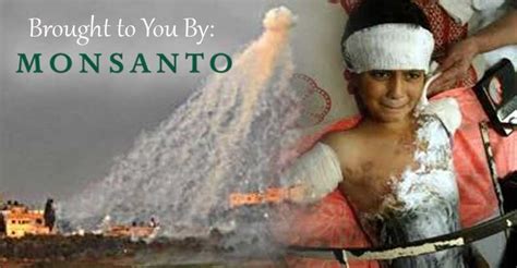 Monsanto Supplied The White Phosphorus Used In The Gaza Massacre