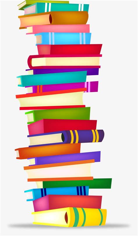 Vector Books Book Clipart Books Pile Of Books Png Transparent