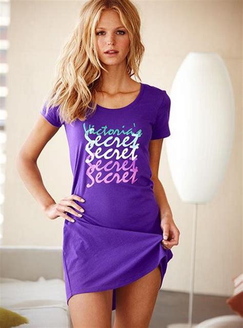 Victoria Secret Sleepshirts Plain And Printed Nighties For Women 12