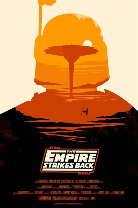 The Empire Strikes Back Poster By Olly Moss Image Galleries Boba Fett Fan Club
