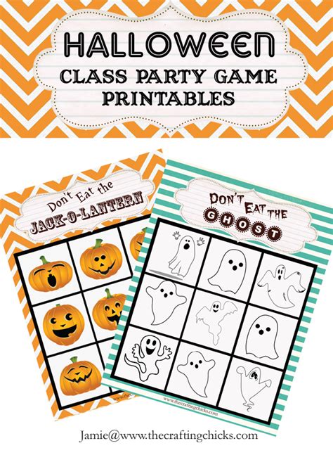 Halloween Class Game Printables The Crafting Chicks