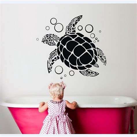D502 Turtle Animal Vinyl Wall Stickers Decals Home Decor Art Living