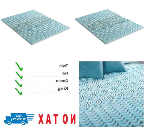 Fortunately, there are foam mattress toppers infused with cooling materials that allow you to enjoy the comfort of memory foam without overheating. 2 Inch Cooling Gel Memory Foam Mattress Topper