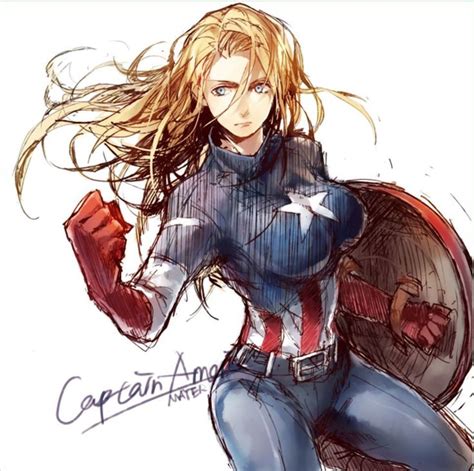Captain America Gender Swap Fan Art