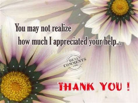 Thank You Card With Flowers Expressing Gratitude