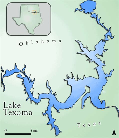 Kayak Fishing On Lake Texoma Suggested Places To Put In On The Texas