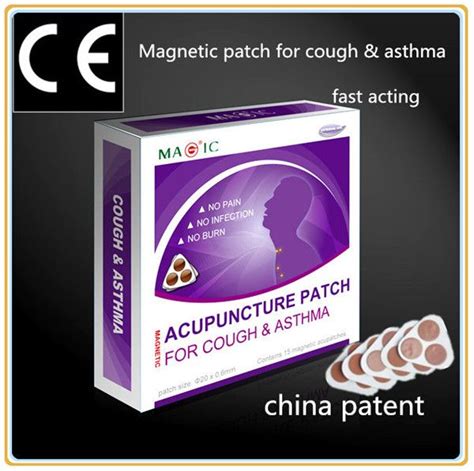 Magnetic Acupuncture Patch For Cough And Asthma Acupressure