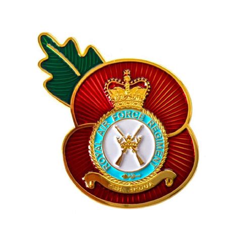 Raf Regiment Remembrance Day Enamel Lapel Badge Raf Regiment Heritage