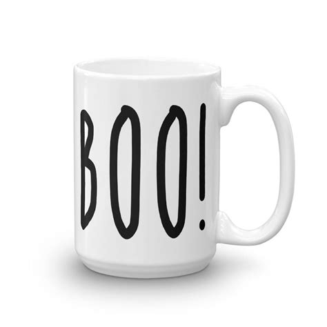 Boo Mug Halloween Drinkware Mugs Goodvibes7