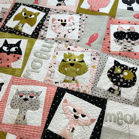 Meow How Cute Is This Quilt Pieced By Maria Nvquilter For
