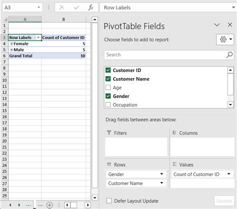 How To Create Pivot Table In Excel For Different Worksheets