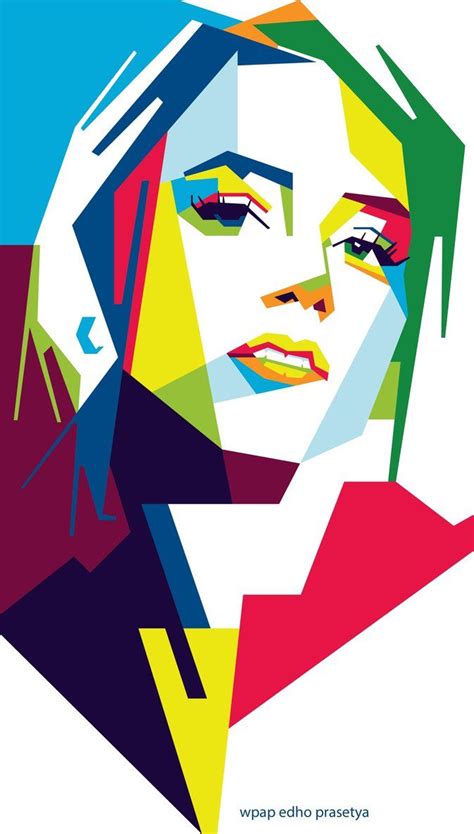 Girl In Wpap By Edho By Edhoartwork On Deviantart Abstract Portrait