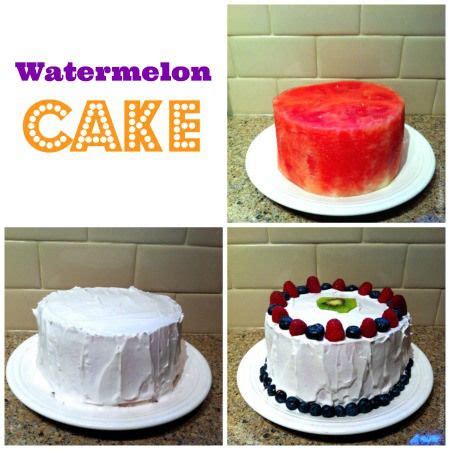 Easy low carb birthday cake doesn't need many different ingredients to taste delicious. Watermelon Cake Recipe: An Alternative to Birthday Cake | Birthday cake alternatives, Healthy ...