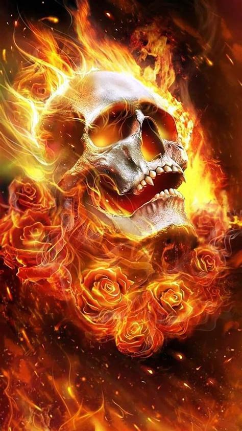 You can download and install the wallpaper as well as use it for your desktop computer pc. Skulls on Fire Wallpaper ·① WallpaperTag