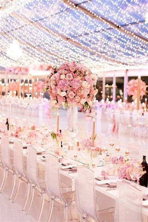 Pink Wedding Receptions Wedding Reception Decorations Wedding Themes
