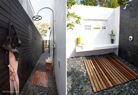 25 Refreshing Outdoor Shower Ideas For An Easy Breezy