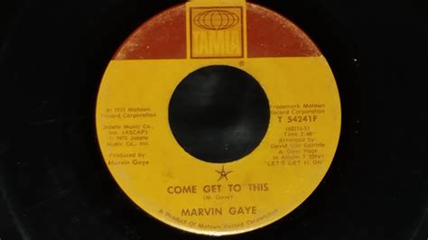 Marvin Gaye Come Get To This 1973 Vinyl Discogs