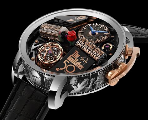 Jacob Opera Godfather Musical Watch Black Dlc Grade Titanium With