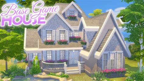 Base Game Only Home The Sims 4 Speed Build House No Cc