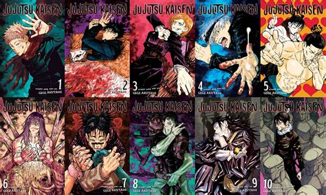 Jujutsu Kaisen Manga Set Of Vol1 5 Gege Akutami Books