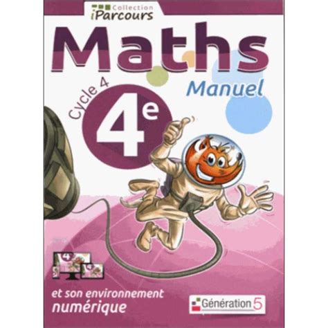Manuel Maths Cycle 4 En Ligne La Librairie