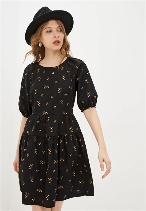 Платье Koton цвет черный Rtlaag800001 — купить в интернет магазине