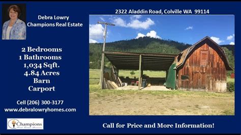 Build your cabin or dream home today! Colville WA 2 bed home for sale - YouTube