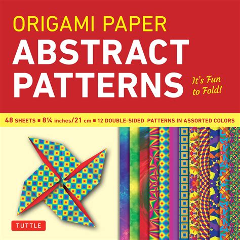 Origami Paper Abstract Patterns 8 14 48 Sheets Tuttle Origami