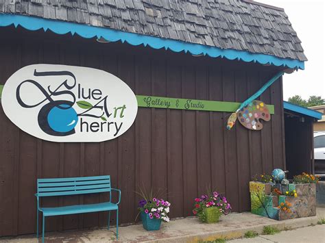 Blue Cherry Art Home